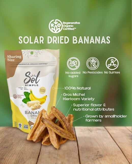 Regenerative organic banana product journey